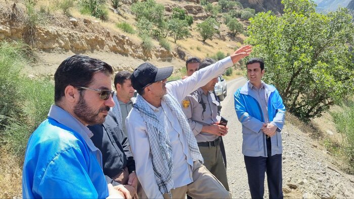 فرماندار: آتش سوزی منطقه بلبزان پاوه تحت کنترل است