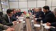 Iran’s acting FM hold talks with Belarusian FM in Russia