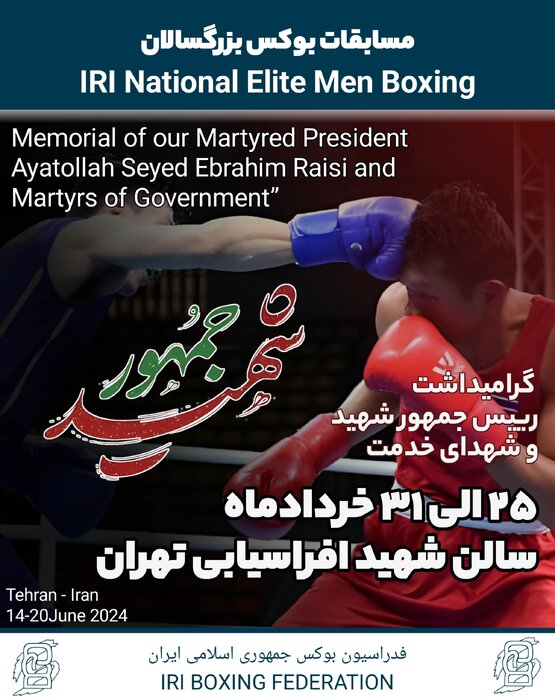 تهران میزبان مسابقات بوکس گرامیداشت شهید جمهور