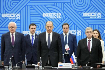 نشست وزیران امور خارجه کشورهای عضو گروه بریکس در نیژنی نووگورود روسیه
