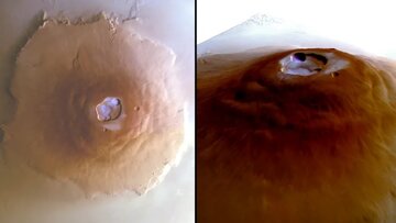 کشف برفک در نزدیکی خط استوای سیاره مریخ