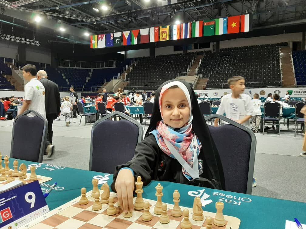 پوشش شطرنج‌باز نونهال ایران جهانی شد