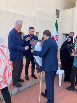 Iran art exhibition held in Algeria to mark prominent poet Khayyam