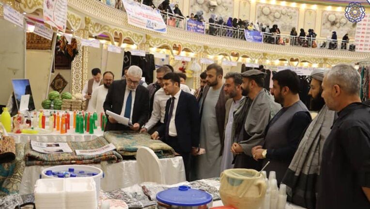 افتتاح نمایشگاه مولانا جلال‌الدین محمد بلخی در شهر مزارشریف