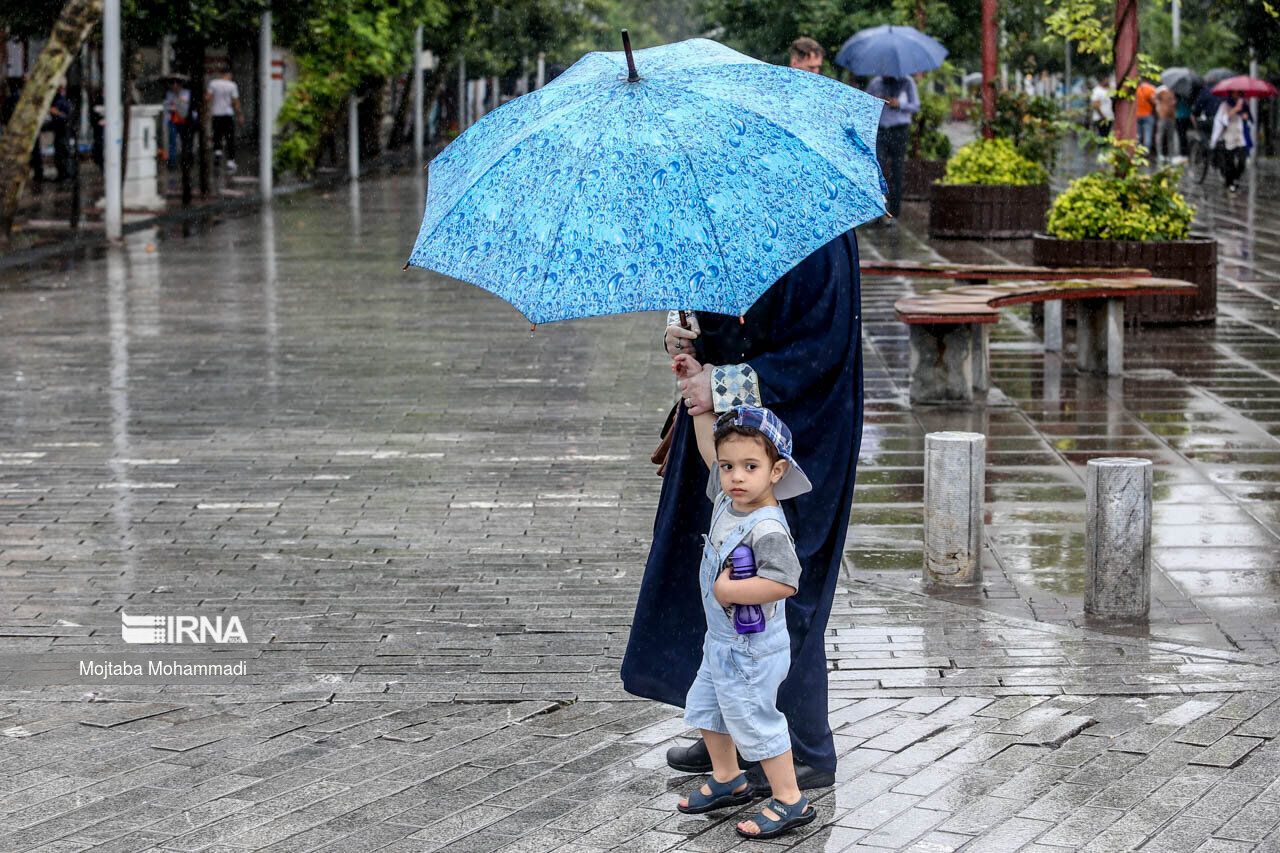 بارش‌های پراکنده تا پایان هفته در قزوین ادامه دارد