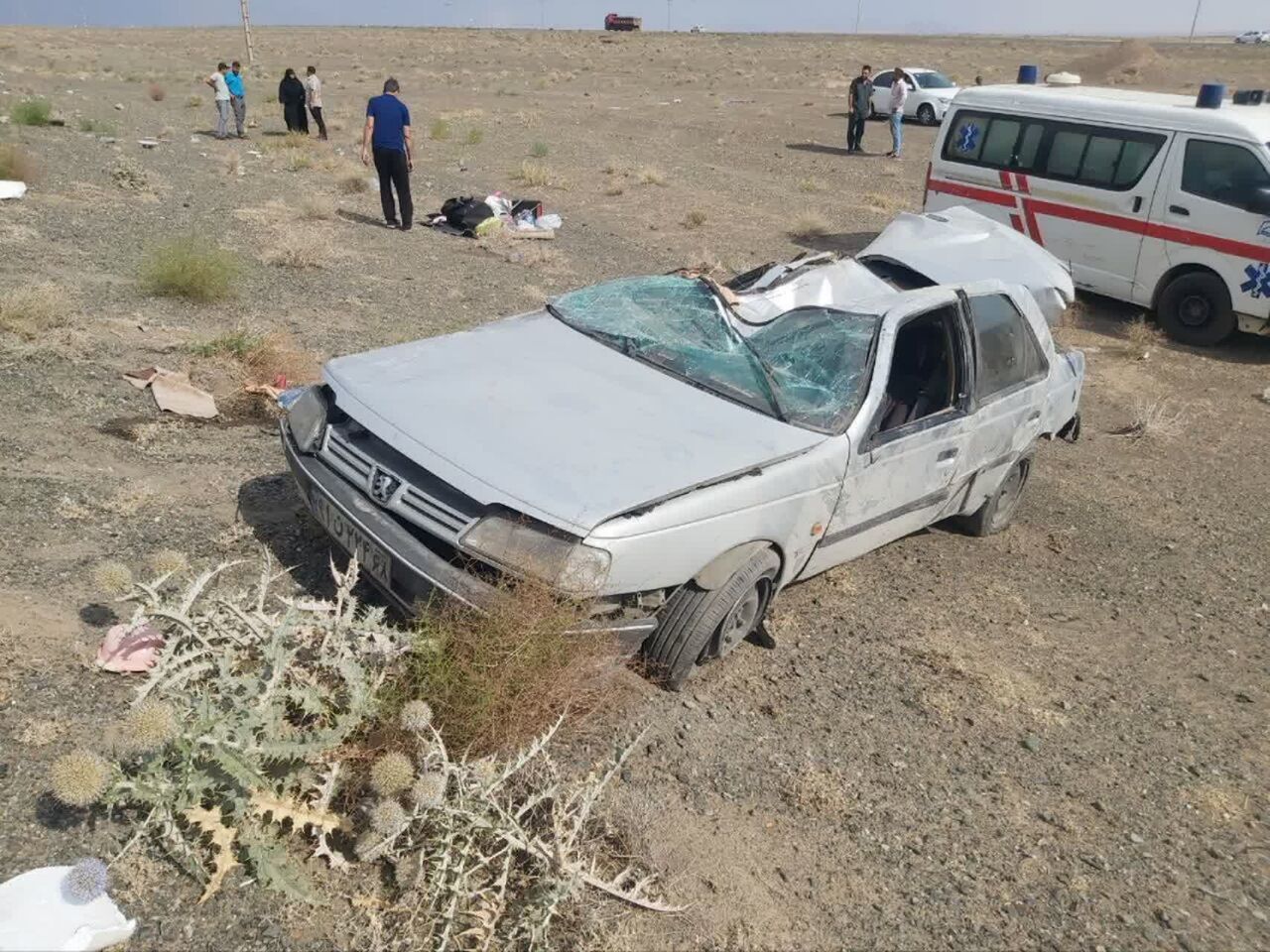 تصادف در بم سه کشته برجای گذاشت 