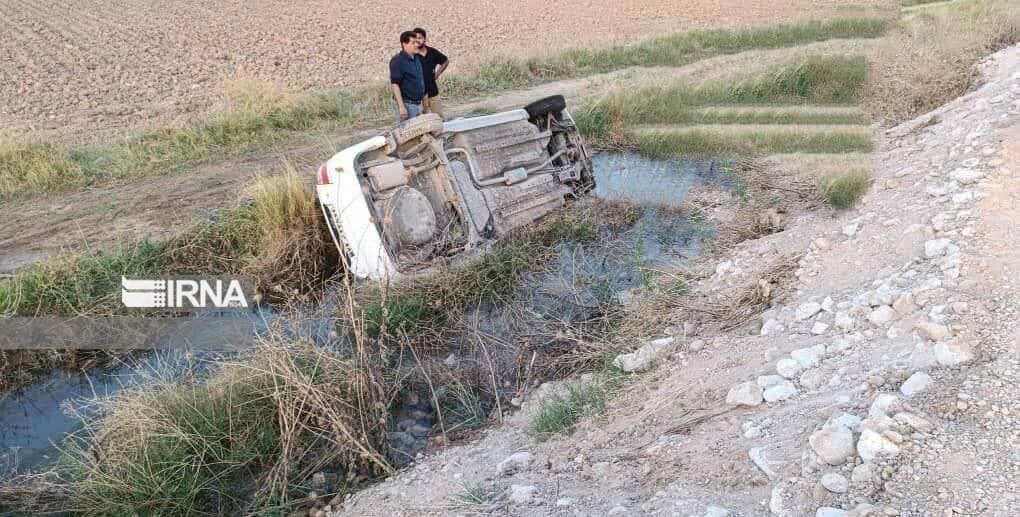 واژگونی خودروی تیبا در جاده حر شوش ۶ مصدوم برجا گذاشت