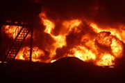 آتش‌سوزی گسترده در پالایشگاه نفت کردستان عراق