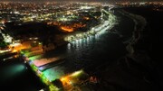 گام دوم عملیات بهسازی روشنایی بزرگترین تفریحگاه ساحلی خوزستان آغاز شد