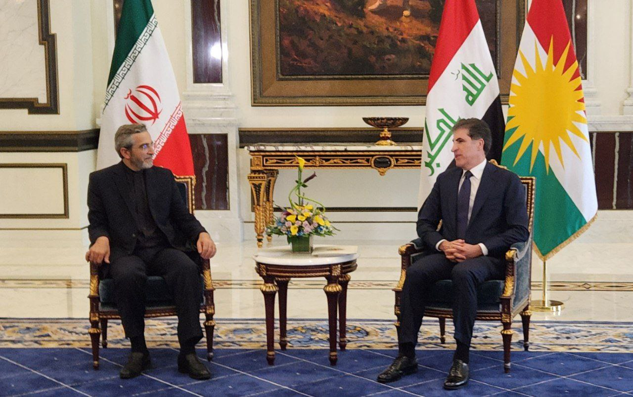 باقری‌کنی با رئیس اقلیم کردستان عراق دیدار کرد