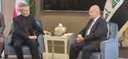 Iran Acting FM meets former Iraqi president