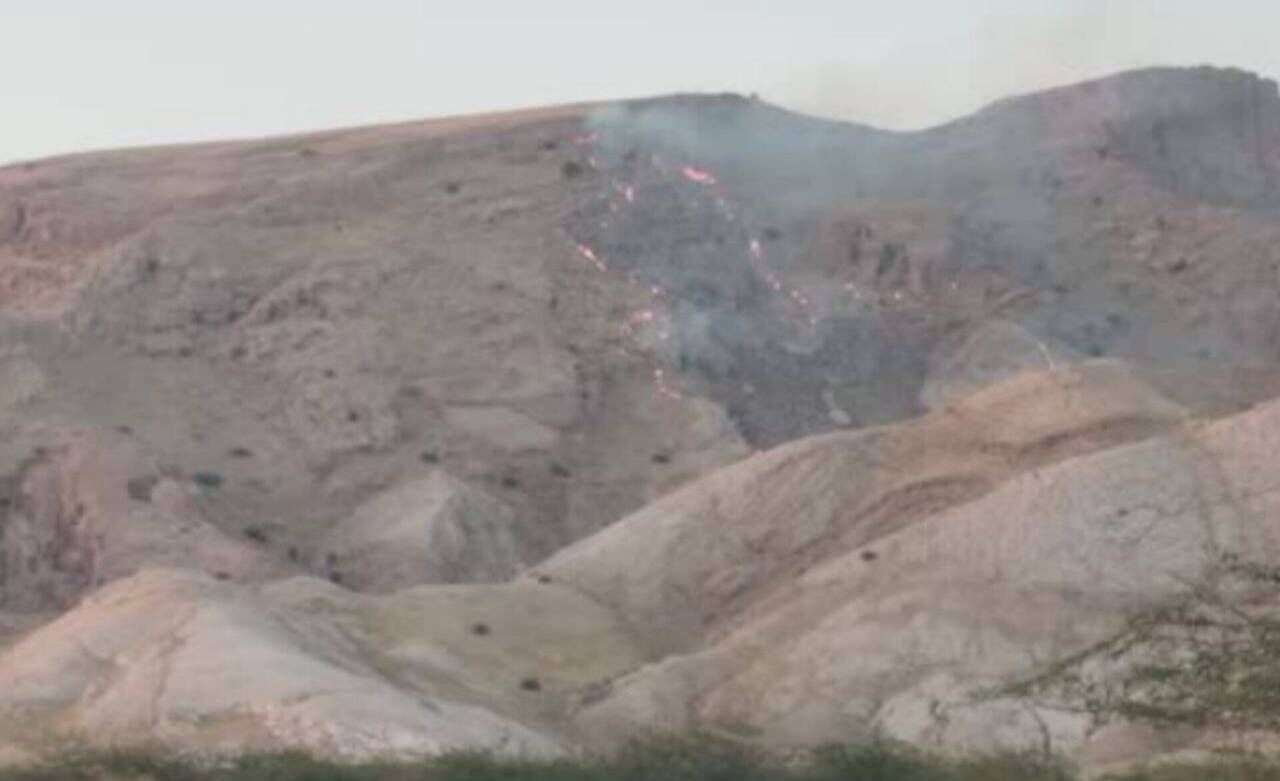 آتش‌سوزی منطقه تنگ تاپو «دهلران» مهار شد