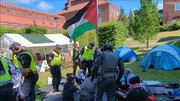 پلیس سوئد ۳۰ دانشجوی حامی فلسطین را بازداشت کرد