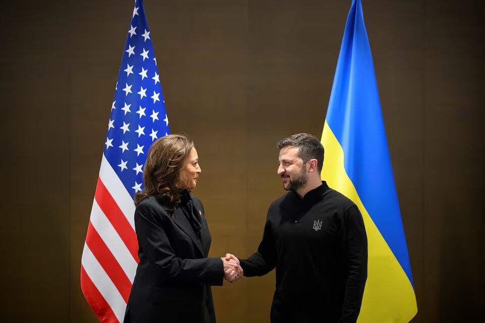 اعلام حمایت مجدد آمریکا از اوکراین در دیدار هریس و زلنسکی