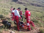 یک فوتی و یک مصدوم در حوادث کوهستان در کرمانشاه