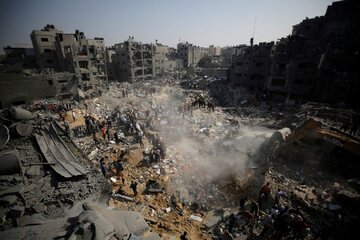 تداوم حملات جنایتکارانه رژیم صهیونیستی به نوار غزه همزمان با «عید قربان» + فیلم