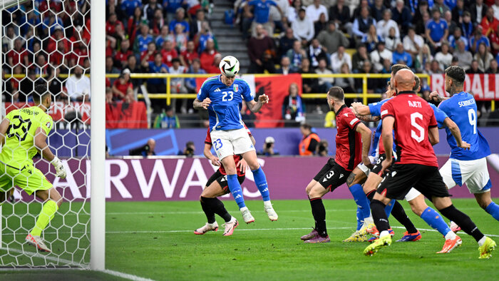کامبک مدافع عنوان قهرمانی مقابل آلبانی؛ ایتالیا با برتری جام را آغاز کرد