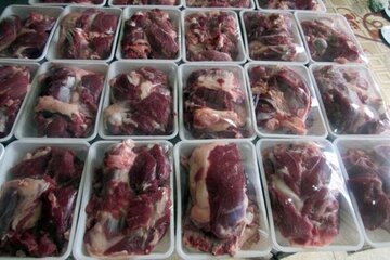 رشد۳۰ درصدی توزیع گوشت عید قربان بین نیازمندان کاشان
