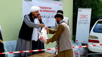 توزیع گوشت قربانی برای 400 خانواده مستحق در ولایت پنجشیر