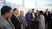 شهرک تخصصی انرژی خورشیدی "راین" کرمان با حضور وزیر صمت افتتاح شد