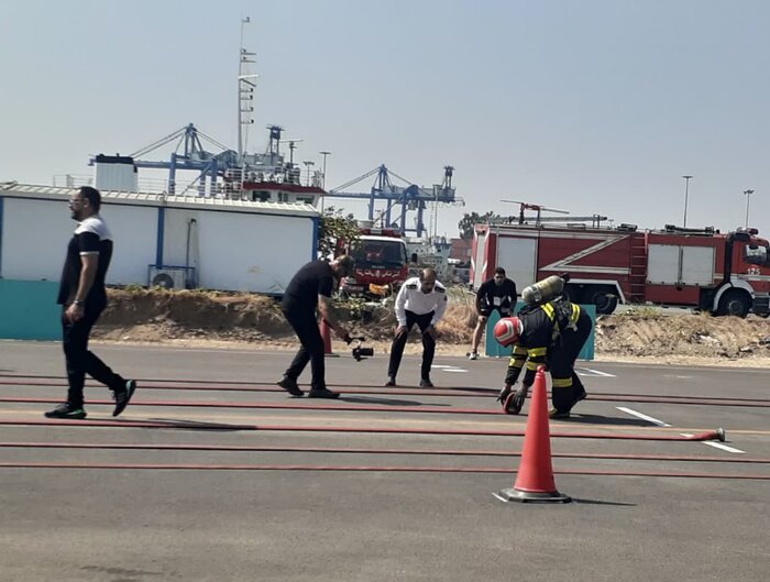 پایان مسابقات عملیاتی-ورزشی آتش‌نشانان بنادر کشور در مازندران