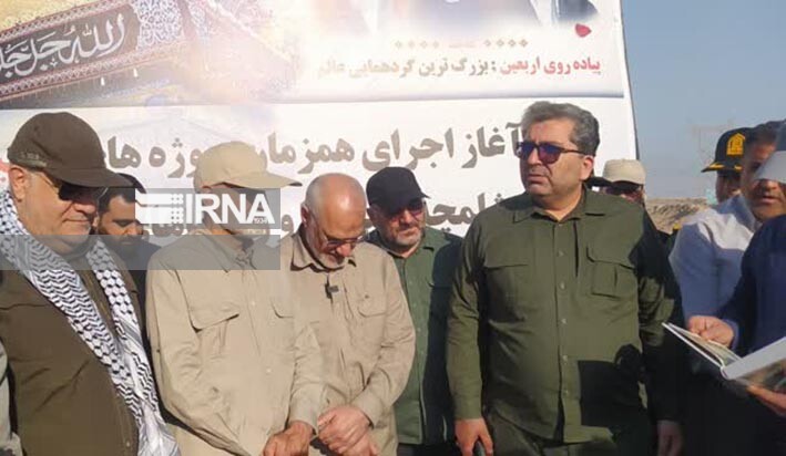 عملیات اجرایی ۵۲ طرح عمرانی اربعین حسینی در شلمچه آغاز شد عملیات اجرایی ۵۲ طرح عمرانی اربعین حسینی در شلمچه آغاز شد