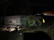 واژگونی کامیون در خراسان شمالی یک کشته و سه مصدوم برجای گذاشت