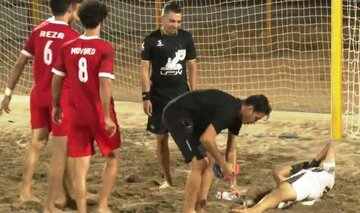 تیم فوتبال ساحلی «وحدت مهریز یزد » بر شهرداری بندرعباس غلبه کرد