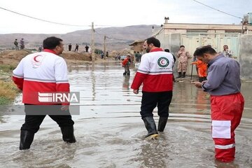 سیل در خراسان شمالی؛ امدادرسانی به ۱۲۷ نفر و تخلیه ۳۶ منزل از سیلاب