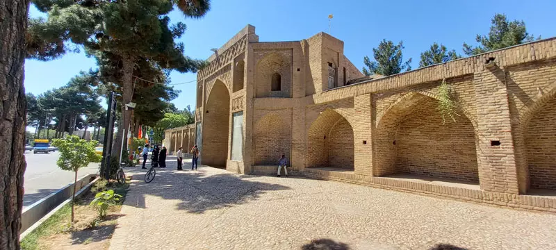 کاروانسرای شاه عباسی نیشابور؛ بنایی از دوره صفوی