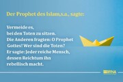 Prophet des Islam: „Vermeiden Sie den Umgang mit den Toten“