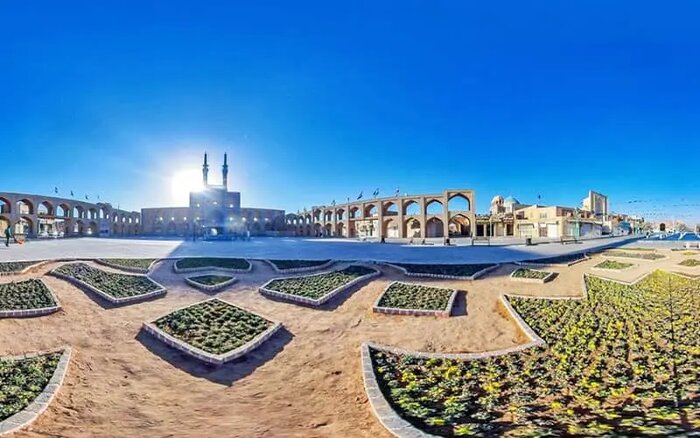 阿米尔查赫马克广场:亚兹德最著名的历史建筑 - IRNA Chinese