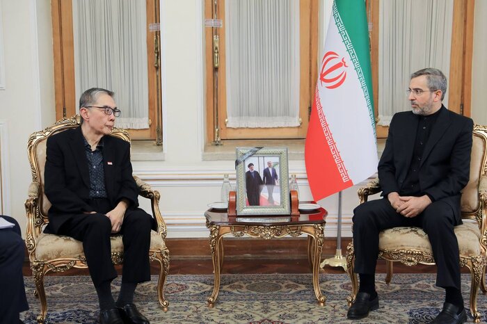 Iran's acting FM meets diplomats from Kazakhstan, Singapore