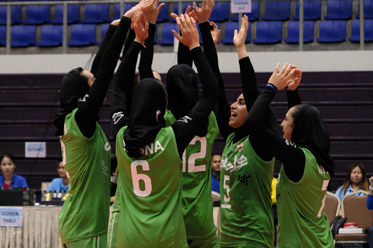 صعود یک پله‌ای تیم والیبال دختران در آسیا؛ ایران ششم شد