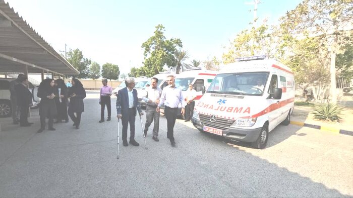 ۷ دستگاه آمبولانس اورژانس هرمزگان به چرخه خدمت‌رسانی بازگشت