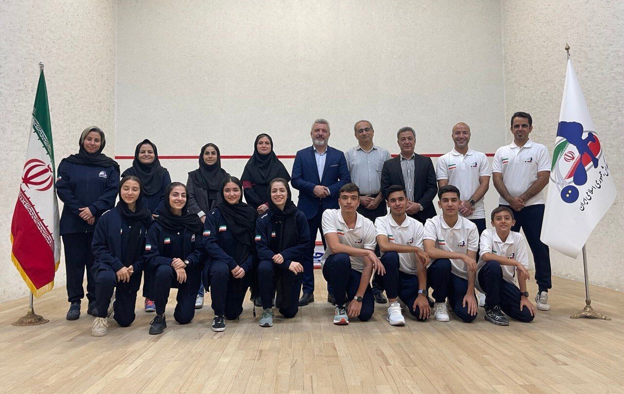 تیم‌های اسکواش ایران به قهرمانی آسیا اعزام می‌شوند