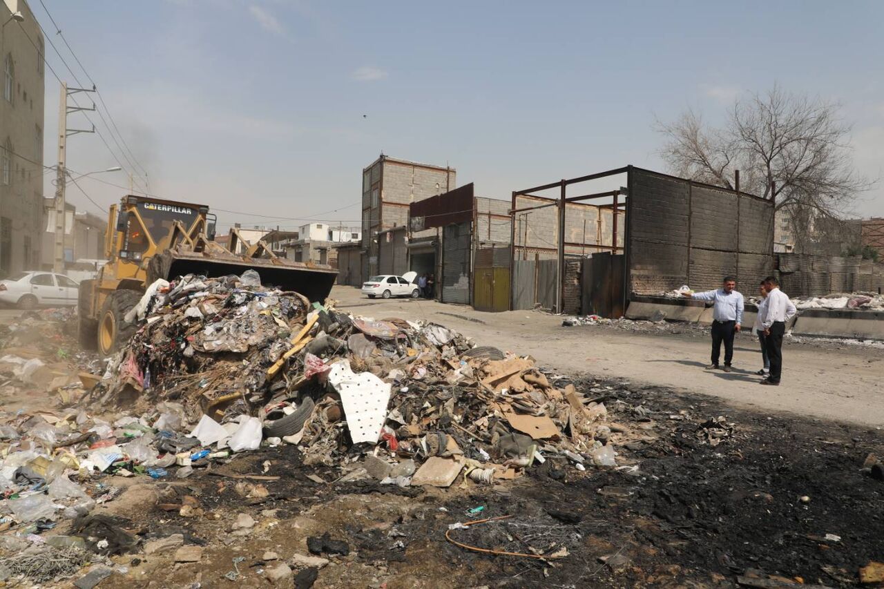 جمع‌آوری ۸۵ تن خاک و نخاله از ساخت و سازهای غیر مجاز جنوب تهران
