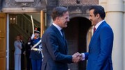 دیدار و رایزنی امیر قطر و نخست‌وزیر هلند؛ تحولات فلسطین محور گفت وگوها