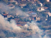 آتش سوزی گسترده در پایگاه نظامی اسرائیل درپی حمله موشکی حزب الله +فیلم