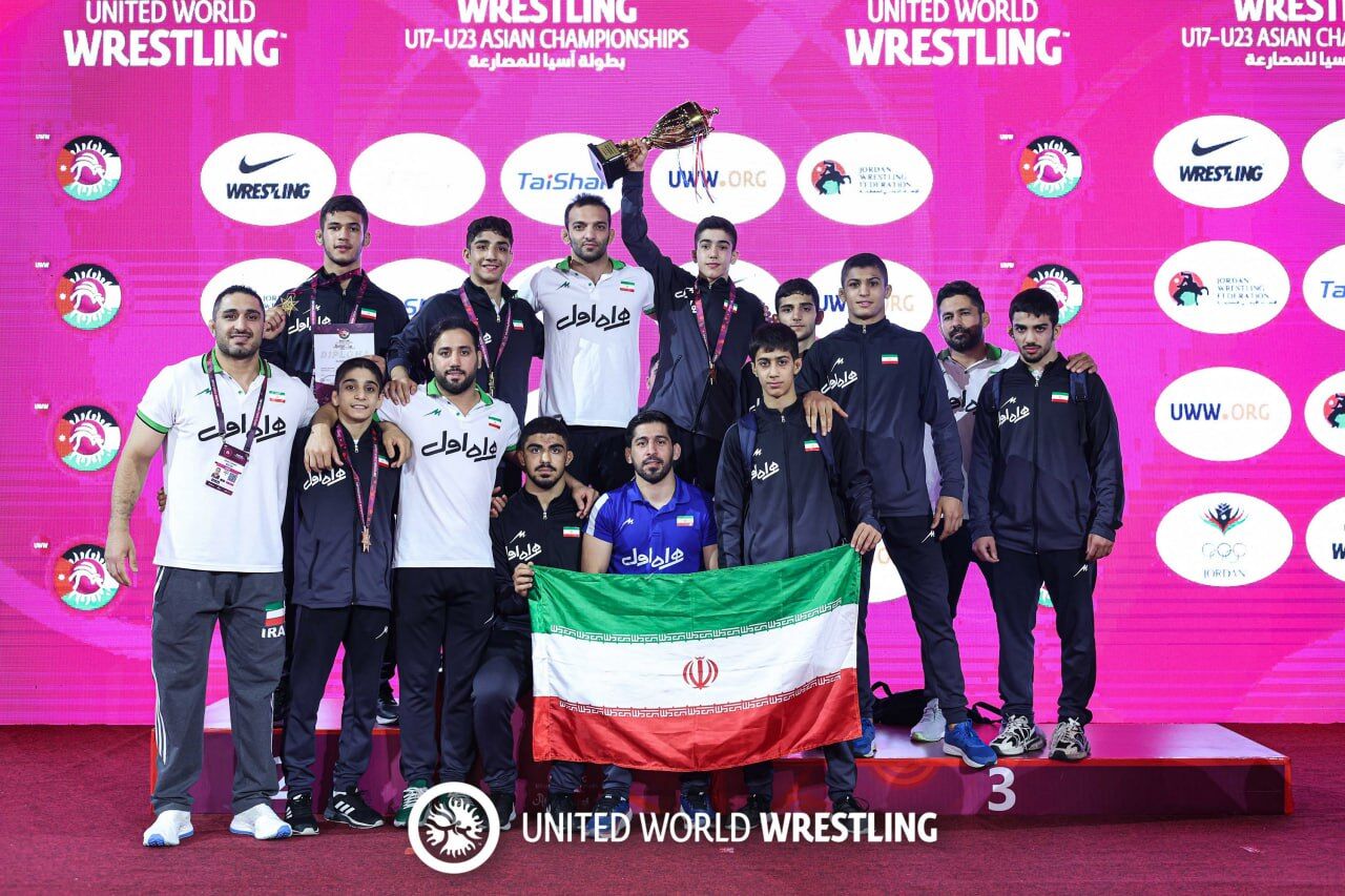 Lutte libre U17 : l'Iran sacré champion d'Asie 2024