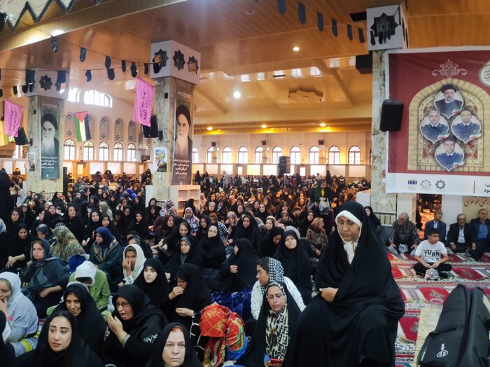مراسم اربعین آیت الله رئیسی، ریئس جمهور شهید خدمت و همراهانش در ساری برگزار شد+ فیلم