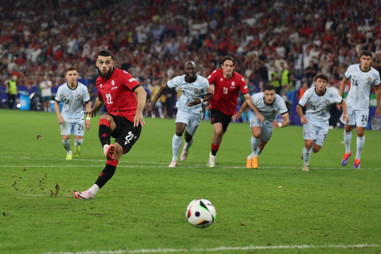 صعود تاریخی گرجستان با شکست پرتغال/ حضور ترکیه در مرحله حذفی