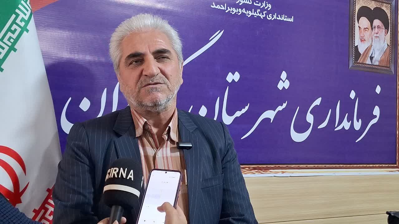 فیلم/فرماندار گچساران: زیرساخت های لازم برای برگزاری انتخابات باشکوه فراهم است فیلم/فرماندار گچساران: زیرساخت های لازم برای برگزاری انتخابات باشکوه فراهم است