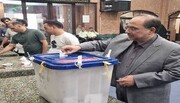رئیس فرهنگستان علوم در انتخابات شرکت کرد