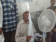 فیلم|آوازخوانی پیرمرد عشایری خراسان رضوی به یاد شهید رییسی در پای صندوق رای(۱۹)