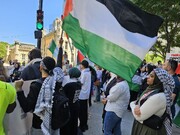 تظاهرة أمام مقر الخارجية الأميركية للمطالبة بوقف الإبادة في غزة