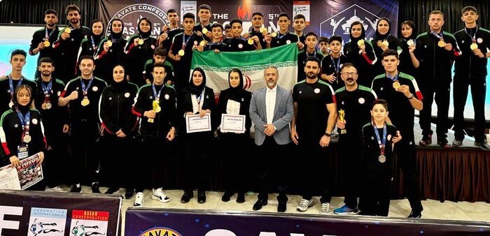 قهرمانی ساواته ایران در آسیا
