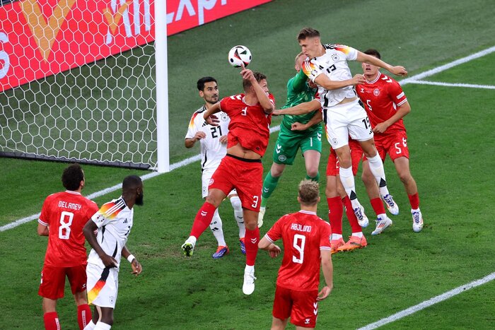 برتری مقتدرانه آلمان مقابل دانمارک در شب صاعقههای مرگبار وستفالن