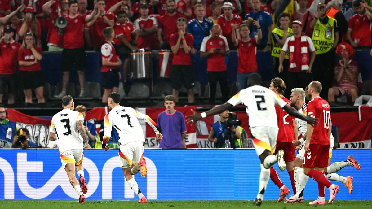 برتری مقتدرانه آلمان مقابل دانمارک در شب صاعقههای مرگبار وستفالن