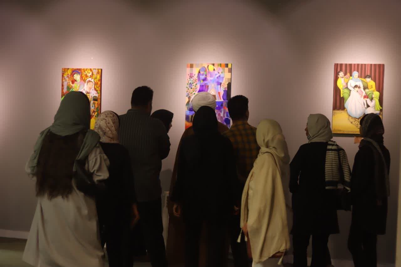 نمایشگاه آثار منتخب المپیاد ملی آموزش هنر در بجنورد گشایش یافت